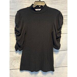 Project Social T Puff Sleeve Ribbed Shirt